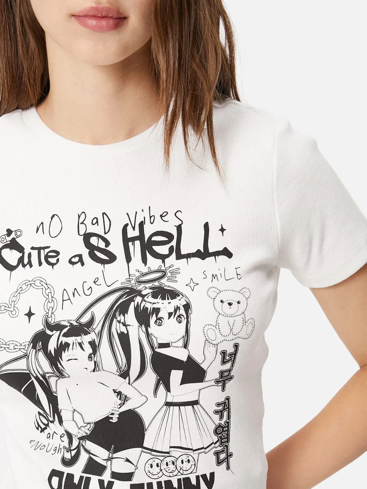 Anime T-Shirt Printed Short Sleeve - Imagem 2