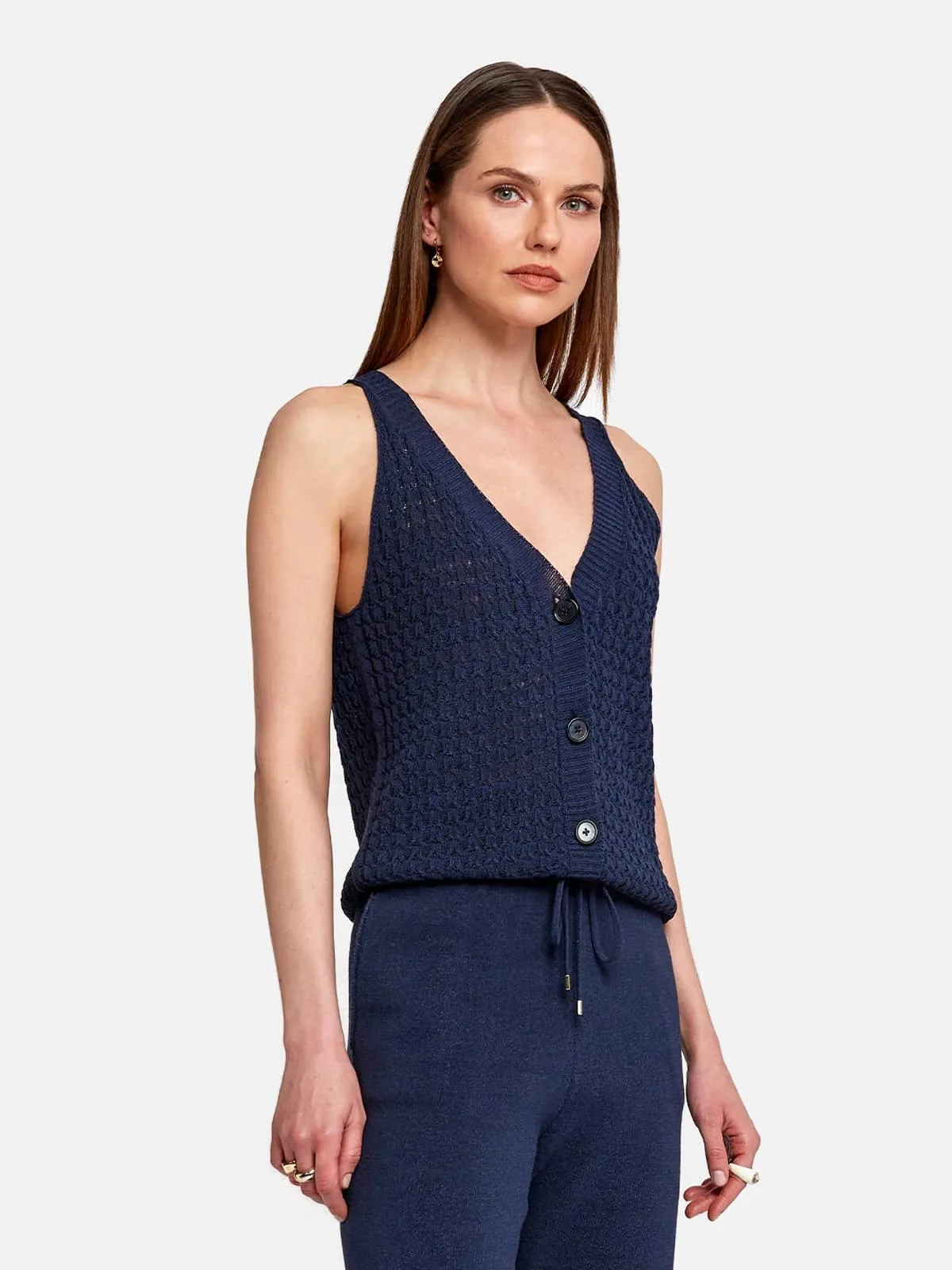 Braid Detailed Sleeveless Flow Top - Imagem 2