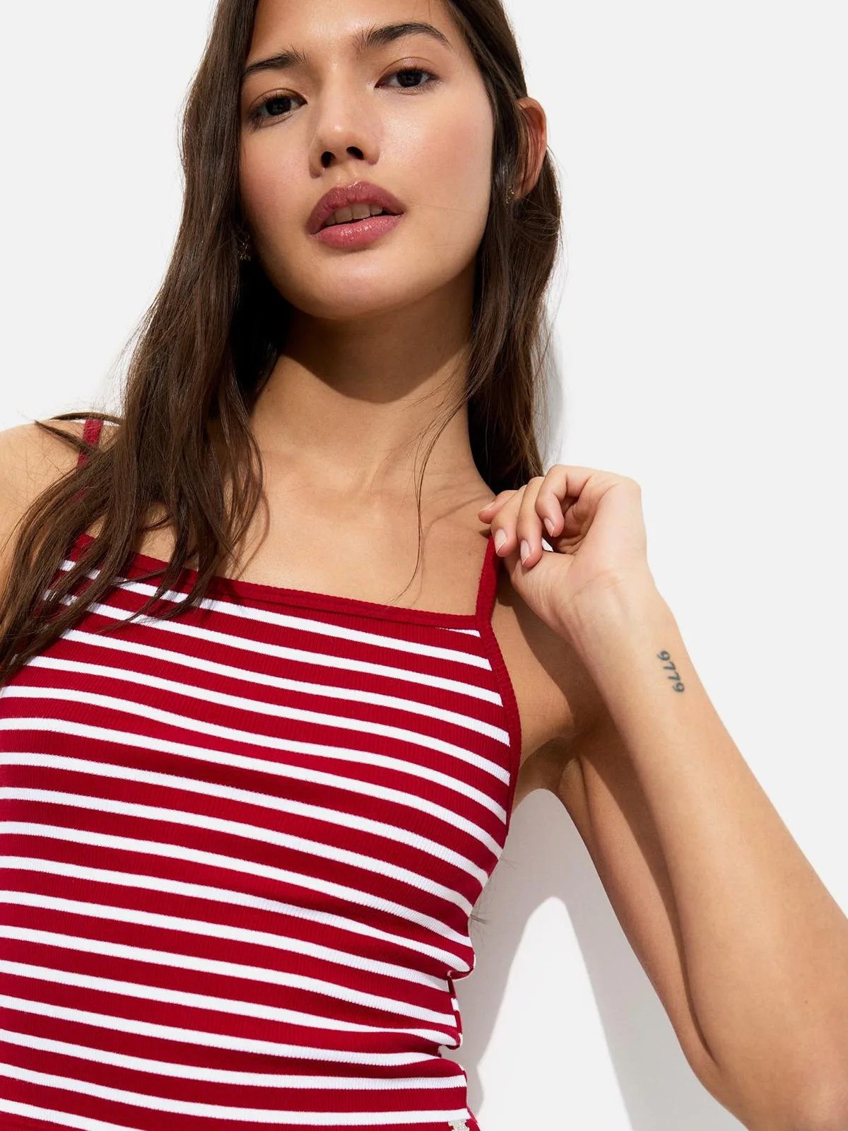 Short Striped Strappy Top - Imagem 2